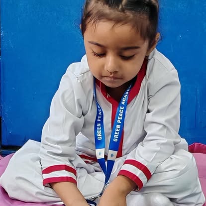 A young Green Peace Academy learner at work